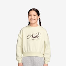 Nike   Sportswear Club Fleece Boxy Graphic Crew beige