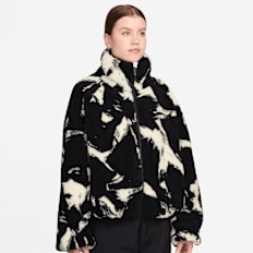 Nike Sportswear Street All Over Print Sherpa schwarz