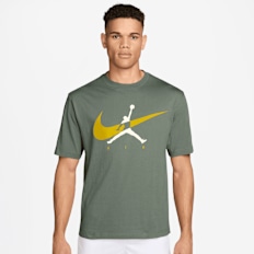 Jordan Brooklyn Jumpman Graphic Shortsleeve Crew groen