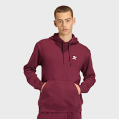 adidas Originals Essential Loose Fleece Hoodie rood