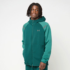 Under Armour Unstoppable Fleece Full-Zip Hoodie zielony