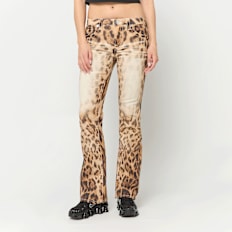 True Religion Becca Mid Rise Bootcut Flap bruin