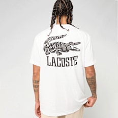 Lacoste T-Shirt Backprint blanco