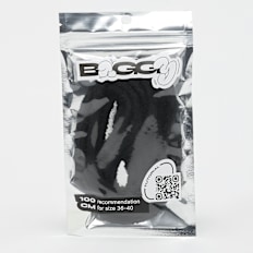 BAGGY Round Fuzzy Laces 100cm schwarz