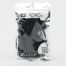 BAGGY Round Fuzzy Laces 120cm noir