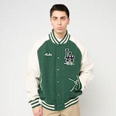 New Era MLB Varsity Jacket Los Angeles Dodgers zelena