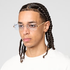 Karl Kani Frameless Sunglasses bleu