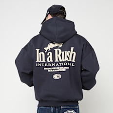 Prohibited Horse Racer Hoodie blu