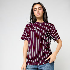 Karl Kani Small Signature Essential Pinstripe OS Tee crvena