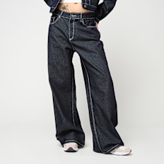 Karl Kani OG Rinsed Wide Leg Jeans azul