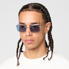 SNIPES Frameless Sunglasses azul