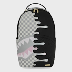 SPRAYGROUND Cream Check Side Drip Backpack cinzento