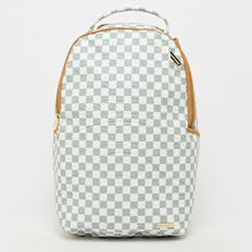 SPRAYGROUND Graff Embossed Cream Check Backpack wit