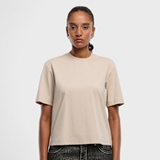 Urban Classics Ladies Sorona® Regular Boxy Tee bež