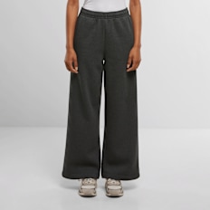 Urban Classics Ladies Fluffy Wideleg Trackpants grau