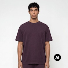 Urban Classics Heavy Oversized Tee ljubičasta