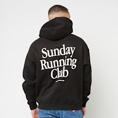 Another Cotton Lab Sunday Running Club Oversized Hoodie schwarz