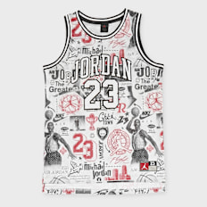 Jordan 23 All Over Print Jersey branco