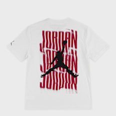 Jordan Distressed Short Sleeve Tee blanc