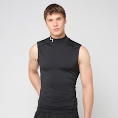 Under Armour HeatGear® Compression Mock Sleeveless czarny