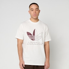 adidas Originals Dualtone Trefoil Tee wit