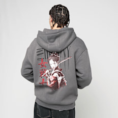 Mister Tee I Am Destiny Fluffy Zip Hoody grau