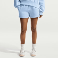 Nike   Sportswear Phoenix Fleece Mid-Rise 4" Shorts bleu