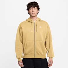 Jordan Brooklyn Fleece Oversized Full-Zip Hoodie geel