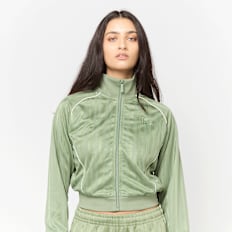 Karl Kani OG Shadow Stripe Cropped Trackjacket groen
