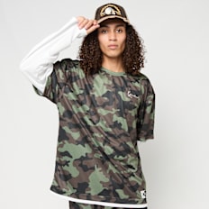 Karl Kani Signature Camo Mesh Layered Longsleeve mimetico