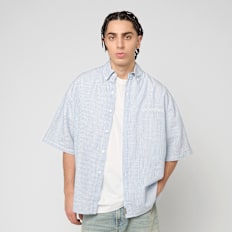 Another Cotton Lab The Short Sleeve Shirt azul