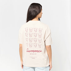 Pegador Solana Heavy Oversized Tee beż