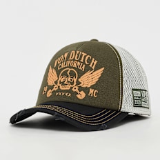 Von Dutch Originals Distressed Trucker Cap California zielony