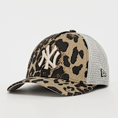 New Era Female 940 MC A-Frame Trucker Leopard New York Yankees marrón