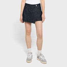 Urban Classics Ladies Light Denim Skort blu