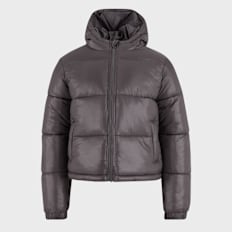 Urban Classics Boys Shiny Puffer Jacket With Hood bruin