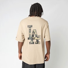 New Era MLB Infill Oversized Tee beige