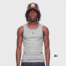 New Era MLB Rib Vest cinzento