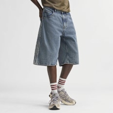 adidas Originals Firebird Adicolor Denim-Jorts bleu