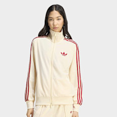 adidas Originals Firebird Loose Tracktop bege