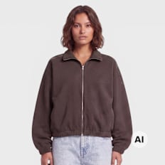 adidas Originals Full Zip Sweatshirt Long Sleeve smeđa