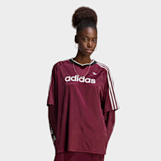 adidas Originals Lace Long-Sleeve Jersey rouge