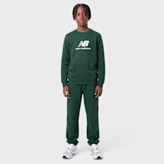 New Balance FT Stacked Logo Crew & Jog Set Grün