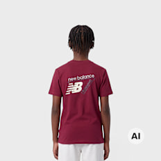 New Balance Athletics Running Graphic Tee rojo