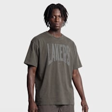 Nike Los Angeles Lakers Basketball-T-Shirt grijs