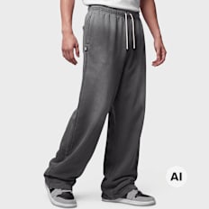 Nike BOS MNK TF SI FLC OH WSH PANT dark charcoal/white grau