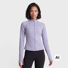 New Balance Harmony Fitted Full Zip morado