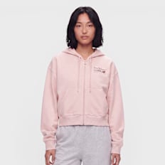 New Balance Trackside Fleece Full Zip Pink