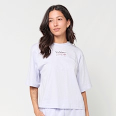 New Balance Trackside Relaxed T-Shirt pourpre