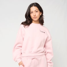 New Balance Trackside Fleece Crew roza